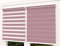 TROYAHOME® Doppelrollo Klemmfix Ohne Bohren Duo Rollo Fenster Rollo Easyfix (Rosa Puder, 70 x 150 cm (Stoffbreite 67 cm)