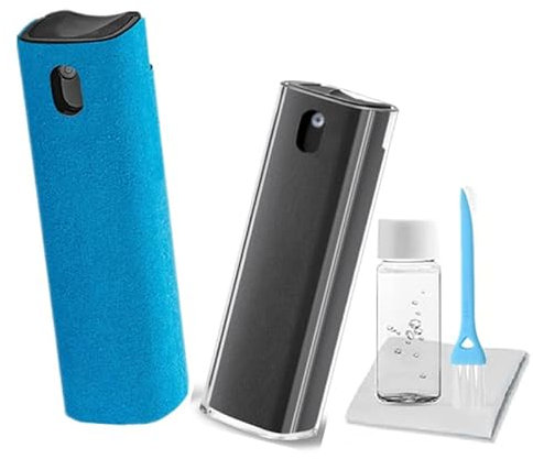 Touchscreen Mist Cleaner Spray,Bildschirmreiniger,Elektronischer Bildschirmreiniger für Fernsehen,Laptop, Tablet,PC,Computer Monitor LCD -Flachbildschirme,iPad, iPhone,Brille (Grau Blau)
