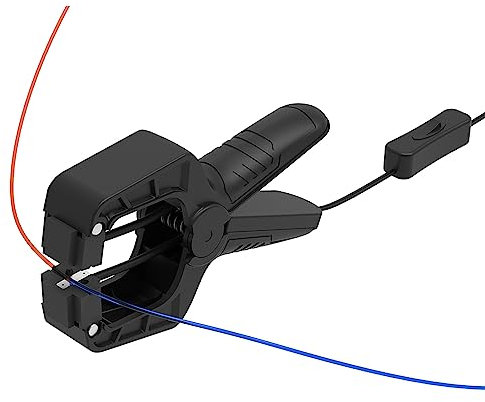 Jemora Filament-Schweißer-Spleißer-Anschluss, geeignet für 3D-Drucker-Filament, 1,75 mm PLA/ABS/PETG/TPU/PA/PC-Material, schnelle Erwärmung, intelligenter Schutz, einfach zu bedienen