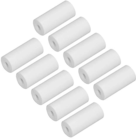 Thermopapier, 10 Rollen Dicke, Bedruckbare Papierrollen für Bondrucker, Thermopapierrollen für Kleine Drucker, Quittungspapier, Thermopapier-Quittungsrollen, 2,24 X 0,98 Zoll