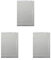 Deco Company Alu-Jalousie ohne Bohren, Zum Klemmen, Inkl. Klemmträgern, Sichtschutz, Lichtschutz, Blendschutz, Aluminium-Jalousie, Silber, 90 x 175 cm (Packung mit 3)