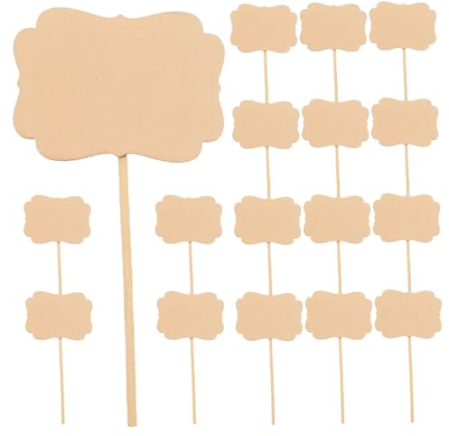Anneome Set 20 Cartelli da Giardino in Legno per Piante Etichette per Piante da Interno ed Esterno Marcatori Vuoti Versatili per Decorazioni e Accessori da Giardinaggio