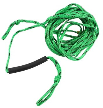 FACAIIO Corde de remorquage de bateau de 18,3 m 3K pour flotteur de tuyauterie – Design flottant avec poignée en mousse haute densité, résistance de 1 179,3 kg, pour ski nautique, planche de genou