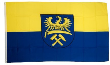 Flaggenfritze Fahne/Flagge Oberschlesien + gratis Sticker