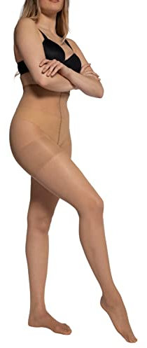 Ulla Popken Damen Strumpfhose, 20den, Xceptionelle Strumpfhose Teint 52-54