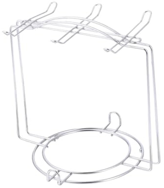 BESTonZON Albero Tassenhalter, für Kaffeetassen und Untertassen für 4 oder 6 Tassen aus Edelstahl,Silber