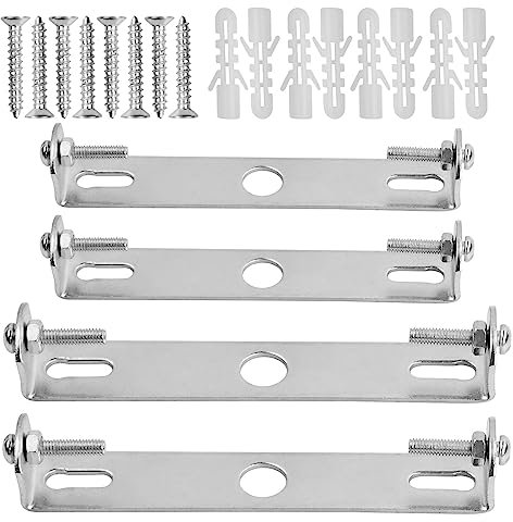 Anseom 4pcs Soffitto Staffa per Lampada 90mm/105mm Piastra di Fissaggio per Lampadario Staffa per Lampada a Sospensione a Soffitto per lampada da soffitto Copertura Rosetta Staffa