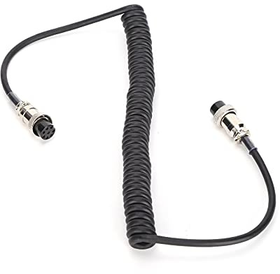 XTevu 8-Pin Mic Cable - Female Microphone Cable Compatible with Yaesu MD-1, MD-100, MD-200 - Desktop PVC Mic Cable