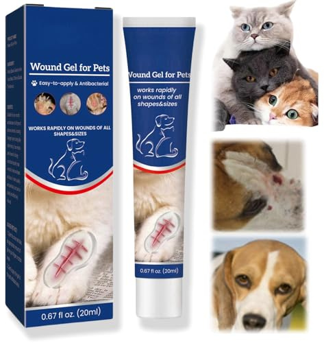 Pet Wound Care Gel,Liquid-Bandage for Pet,Dog Leg Wound Protector,Cat Gel Pet Wound Skin Care,Cat Wound Cream,Dog Wound Care,Waterproof Protective Cat Wound Treatment,Wound Care for Dogs Soothing