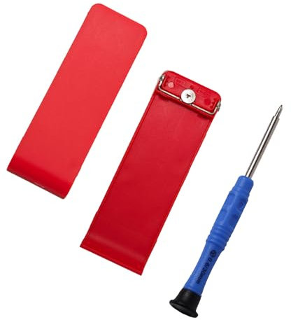 SHUCHUANG Lot de 2 supports arrière de rechange pour console Nintendo Switch, béquille de rechange pour console Nintendo Switch - avec tournevis - Rouge