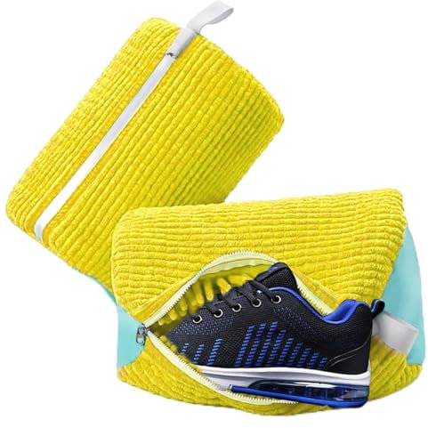 2pcs Shoe Washing Machine Bag, Shoe Cleaning Bag,360° Deep Cleaning Shoe Bag,Laundry Shoe Bags for Washing Machine with Zipper,Reusable Laundry Bag for All Types Sizes Shoes