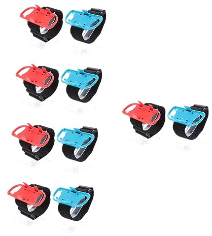 HOMSFOU 10stücke Verstellbare Handgelenkbänder Für Spielcontroller Kompatibel Mit Switch Rutschfeste Armbänder Für Optimales Tanzerlebnis Game Controller Zubehör