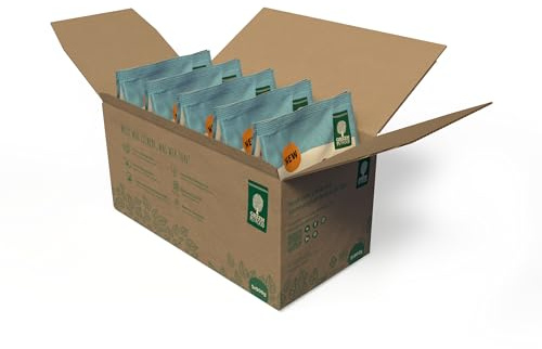 GREEN PETFOOD InsectDog High Protein (5 x 900 g) | con proteine di salmone e insetti e lenticchie rosse, ad alta proteina per cani attivi, piccola crocchetta, ricetta senza cereali, sostenibile,