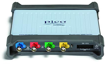 PicoScope 5444D 4 channel Mixed Signal Oscilloscope MSO 200 MHz FlexRes Kit PC USB with probes, PS7 Software