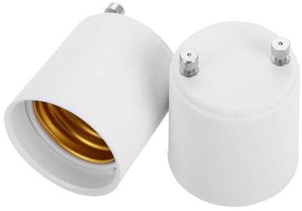 HOMSFOU 2 Stück Adapter Für Lichtsteckdosen Glühbirnenfassung Konverterfassung Für Glühbirnen Licht Steckdose Sockel Leuchte Glühbirnenhalterung Lampenadapter Weiß Pbt