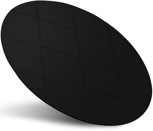 bonsport Whirlpool Unterlage rund 196cm - Poolunterlage Outdoor Pool Matte Bodenschutzmatte - Whirlpoolmatte Außenpool Isolation, schwarz