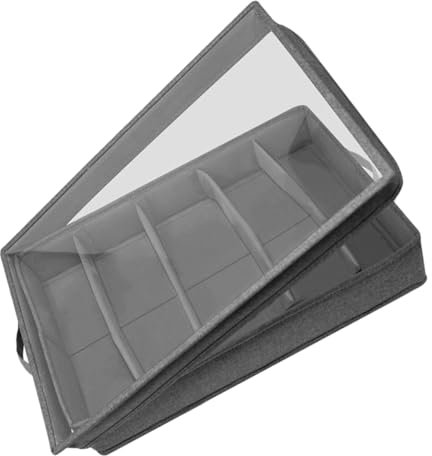 GLEAVI Organizer per Trasparente con Maniglie Scatola Multifunzionale per Utensili Contenitore Portatile per Cucina e Feste