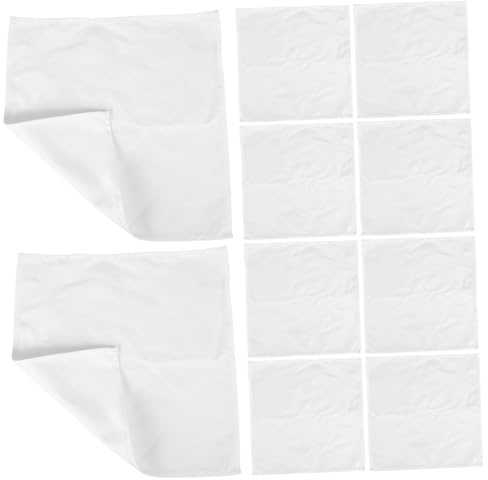 SOESFOUFU Lot De 10 Serviettes En Coton Lavables Serviettes De Table En Tissu En Coton Essuie-Mains Pour Invités Torchons