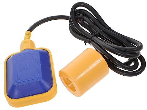 LALAFINA Interrupteur à Flotteur Câble 2 m – Contrôleur De Niveau D'eau Robuste En Plastique – Résistant Eaux Usées – Pour Réservoir, Piscine Et Système Septique – Usage Domestique Et Industriel