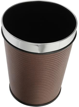 ULTECHNOVO Poubelle Vintage sans Couvercle pour Cuisine et Salle de Bain avec Grande Capacité et Design Pratique