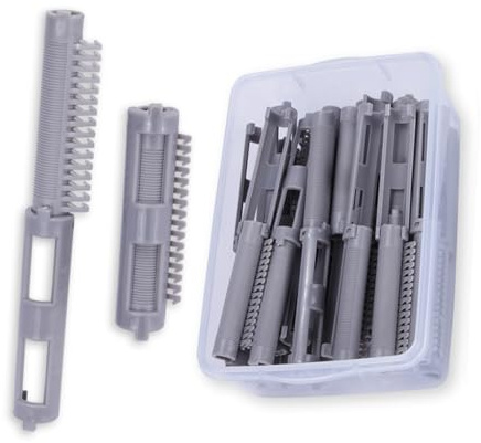 Mobestech 25 Stück Flauschiger Lockenwickler aus Abs für Salon und Haushalt Schonend zum Haar und Einfach zu Bedienen für Voluminöse Lockenstyles