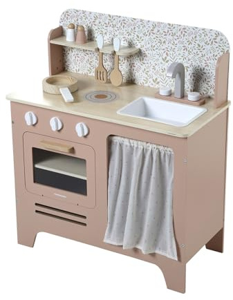 VERTBAUDET FSC Holzküche mit Zubehör Rose