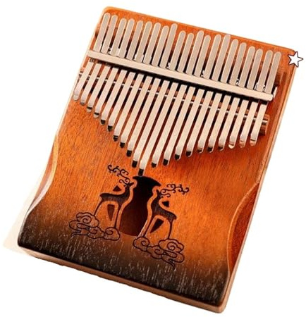 Anfänger-Kalimba Kalimba Aus Mahagoni Mit 21 Tasten Für Anfänger Und Erwachsene(21 key brown)