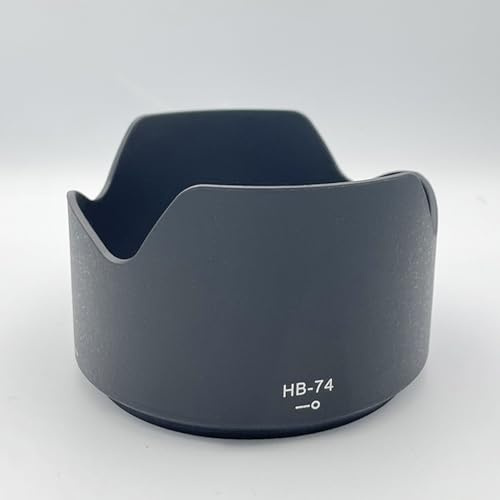 Paraluce HB-74 per Nikon AF-S 24-70mm f/2.8E ED VR, paraluce professionale a petalo per antiriflesso e protezione frontale