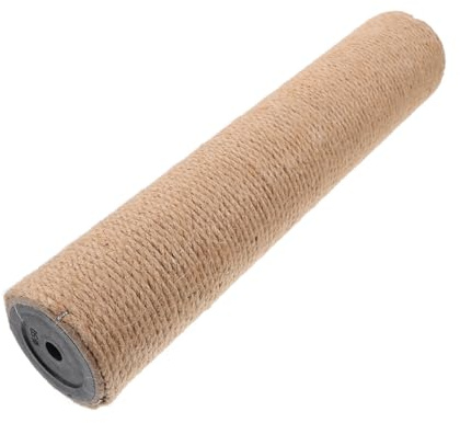 GARVALON Poste y Estructura Resistente de Repuesto para Gatos Rascador de Sisal Natural Diseño Vertical Zona y Bricolaje