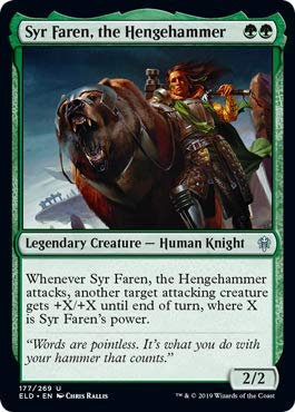 Magic: the Gathering - Syr Faren, The Hengehammer - Syr Faren, il Martello del Monolito - Throne of Eldraine