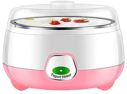XIXIDIAN Yoghurt Maker,Mini Automatic Household Yogurt Tools Kitchen Yogurt Machine, Stainless Steel Inner Po,Can Make Yogurt, Natto