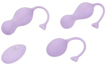 EIS, Liebeskugeln 'Liebeskugelset mit Fernbedienung', 4 Teile, 10 Programme, wasserdicht (IPX7), flieder