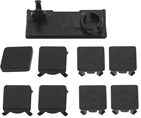 YINETTECH Juego de 2 soportes para tornillos compatibles con Sony PS3 Slim 2000 3000, cubiertas de goma, accesorios electrónicos