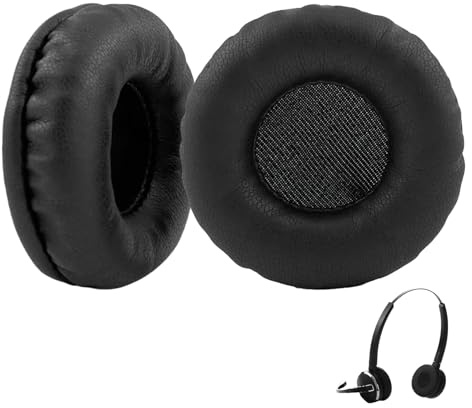 Ersatz Ohrpolster für Jabra PRO 9470 9465 9460 9450 935 930 920 Headset, Polster für Jabra Biz 2400/BIZ 2400II/BIZ 1500/GN2000/UC Voice 550 Kopfhörer, Proteinhaut, Ultra-komfortabel, 1 Paar