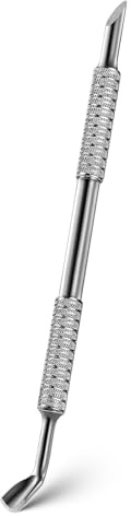 Stainless Steel Cuticle Pusher, BALUCA Horseshoe Shaped Double-Ended Cuticle Sticker – The Ultimate Nail Technician’s Sidekick for Perfect Manicures and Pedicures
