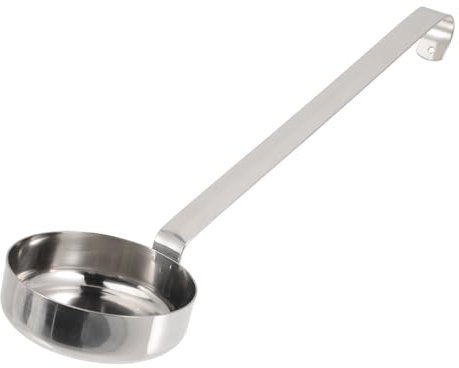 MAGICLULU Pizza Sauce Spoon Flat Ladle Spread Spoon Kitchen Cooking Tool Easy to Use for Family and Restaurant