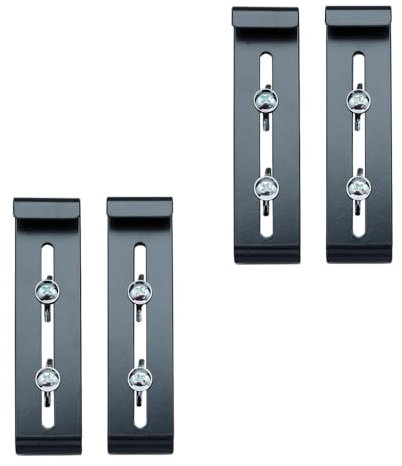 GarPet 4X Blumenkastenhalterung Fensterbank ohne Bohren unsichtbare Befestigung Blumenkasten Halterung für jedes Fenster mit Fensterbank Anthrazit