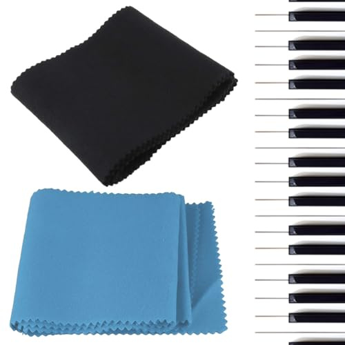 DIFLAX 2 Pezzi Copritastiera Pianoforte 88 Tasti, Copertura Tastiera 88 Tasti, Antipolvere Tastiera Pianoforte 88 Tasti, Pianoforte Digitale Copertura, Tastiera Elettronica Protezione, Per Pianoforte