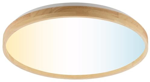 Lightbox LED Deckenleuchte, 3540 lm, 3000-6500 K, Ø 50 cm, 8 cm Höhe, | LED Deckenleuchte, 3540 lm, 3000-6500 K, Ø 50 cm, 8 cm Höhe, dimmbar, sehr hohe Energieeffizienz, CCT Lichtfarbe