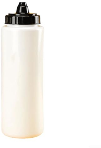 Posheliox Sport-Wasserflasche, auslaufsicher, PE-Kunststoff, Fahrradflasche mit breiter Öffnung, für Wandern, Camping, Fitnessstudio, tragbares Outdoor-Trinkgeschirr für Männer und Frauen (1 l, weiß)