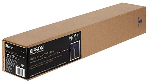 Epson PremierArt Water Resistant Canvas Papier toile coton couchée brillante résistante à l'eau Rouleau A1 (61,0 cm x 12,2 m) 350 g/m2 1 pc. SP91222