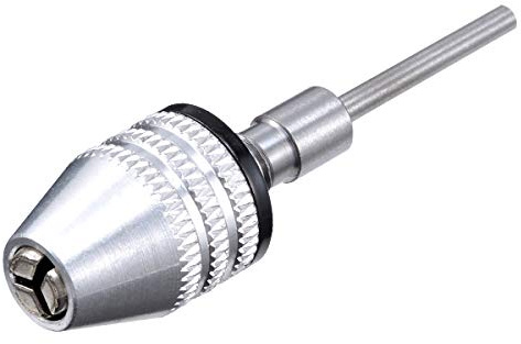 KATUR Schnellwechsel-Adapter für Schnellspannbohrfutter, 2,35 mm, runder Schaft, 0,3–3,4 mm, Spannbereich, Mini-3-Backen-Bohrfutter, Schraubendreher-Adapter
