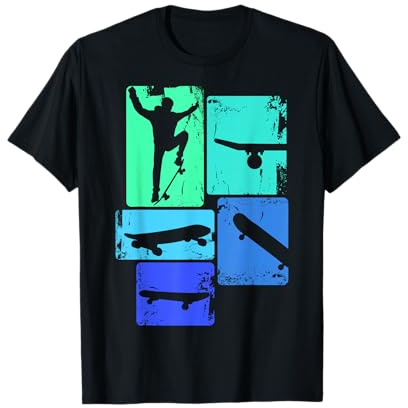 Skater Skateboard Jungen Kinder T-Shirt
