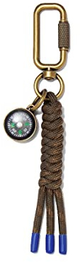 Fossil Cording Key Fob Green Multi