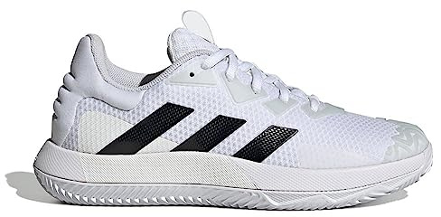 Adidas Shoes - Low (Non Football) Solematch Control M Clay, FTWR White/Core Black/Matte Silver, ID1500, 9
