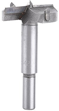 Brocas De Pala Forstner Herramienta de Corte de Madera Plana Bordes de Corte para Carpintería Vástago Redondo (42MM)