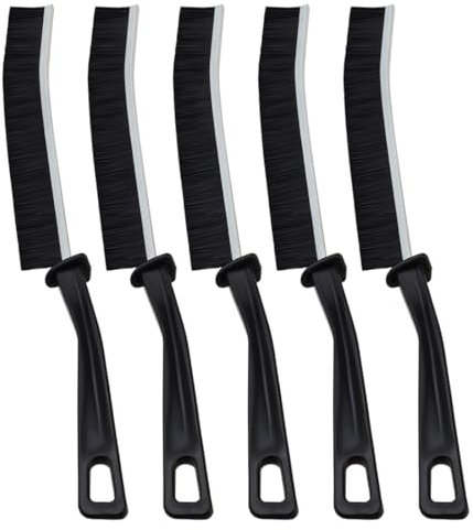 SHSMPXOY 5 Stück Hartborsten Ecken Reinigungsbürste Crevice Cleaning Brush Fugenreinigungsbürste Fugenbürste Bad Hartborsten Eckreinigungsbürste Reinigungsbürsten für Badezimmer Fliesen Küche
