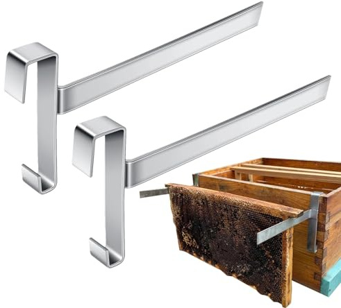 Support de Cadre de Ruche, Perchoir à Cadre de Ruche Abeille, Acier Inoxydable Porte Cadre de Ruche Support de Cadres d'apiculture, Fournitures d'apiculture Outil d'apiculture Accessoires d'apiculteur