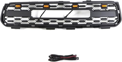 ZHJYFC66 Parrilla Delantera de Coche para Toyota RAV4 2006-2008, Coche Parrilla Delantera Parachoques Parrilla Central Rejilla del radiador,A