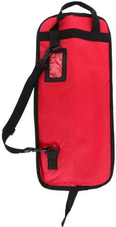 Vaguelly Drumstick-halter für Schlagzeug Tasche mit Tragegriff Platz für Vier Drumsticks Robustes Material für Langlebigkeit Zubehör für Musiker
